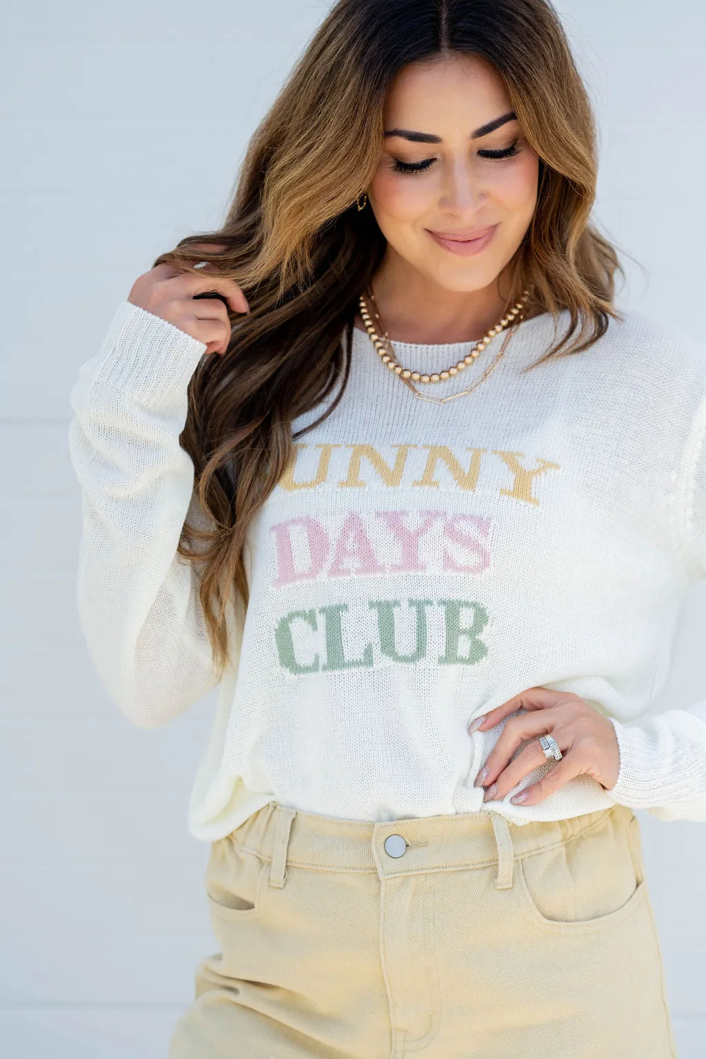 Sunny Days Club Sweater