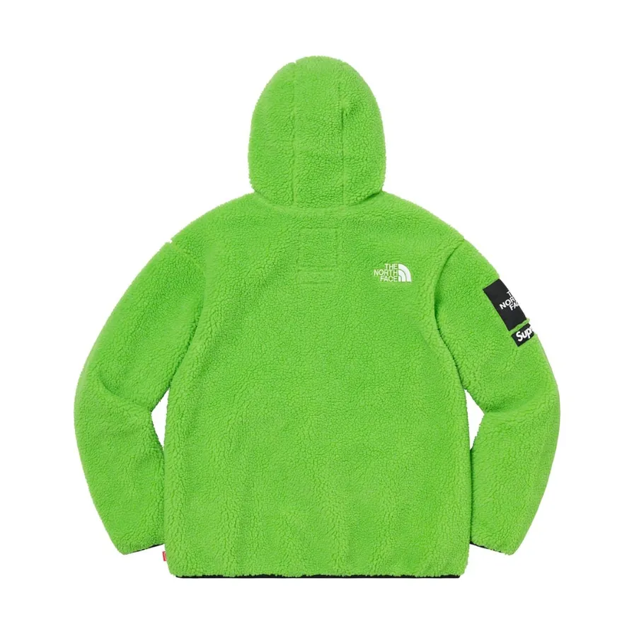 Supreme The North Face S Logo Fleece Jacket Lime