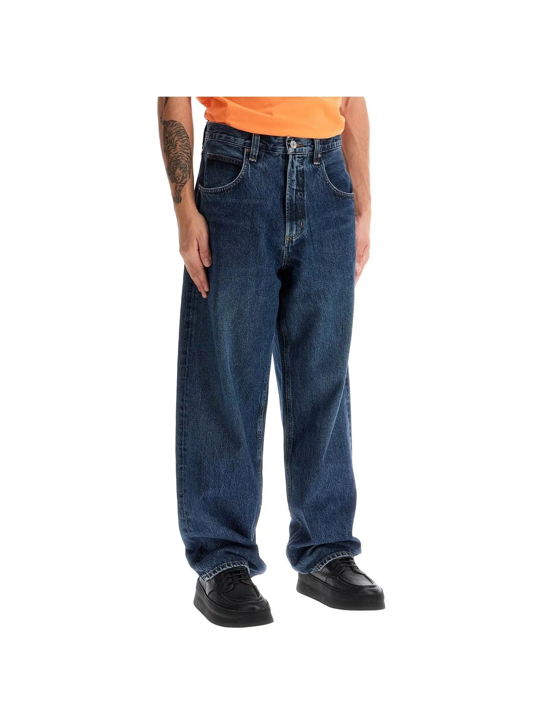 Tapered Leg Jeans