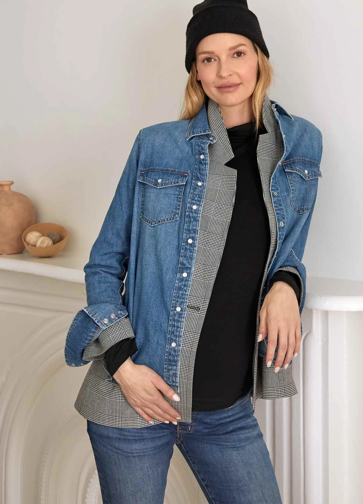 The Denim Maternity Shirt