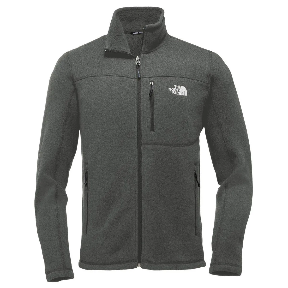 The North Face Men's TNF Black Heather Sweater Fleece Jacket