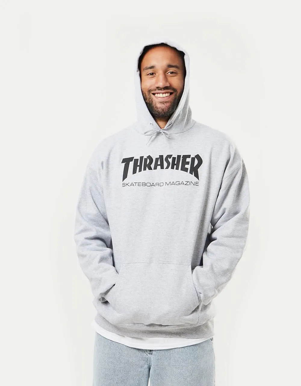 Thrasher Skate Mag Pullover Hoodie - Heather Grey