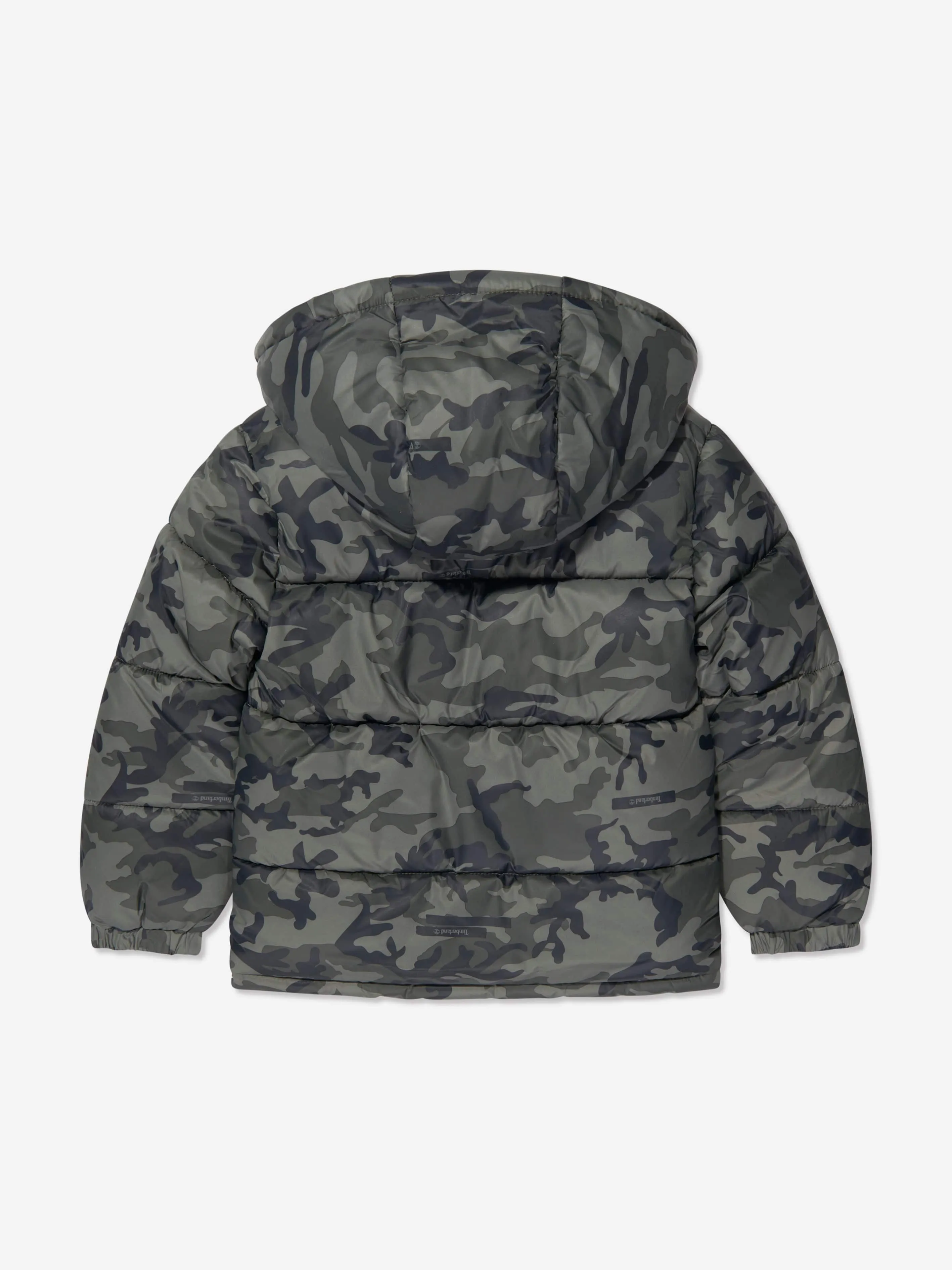 Timberland Boys Camouflage Puffer Jacket in Green