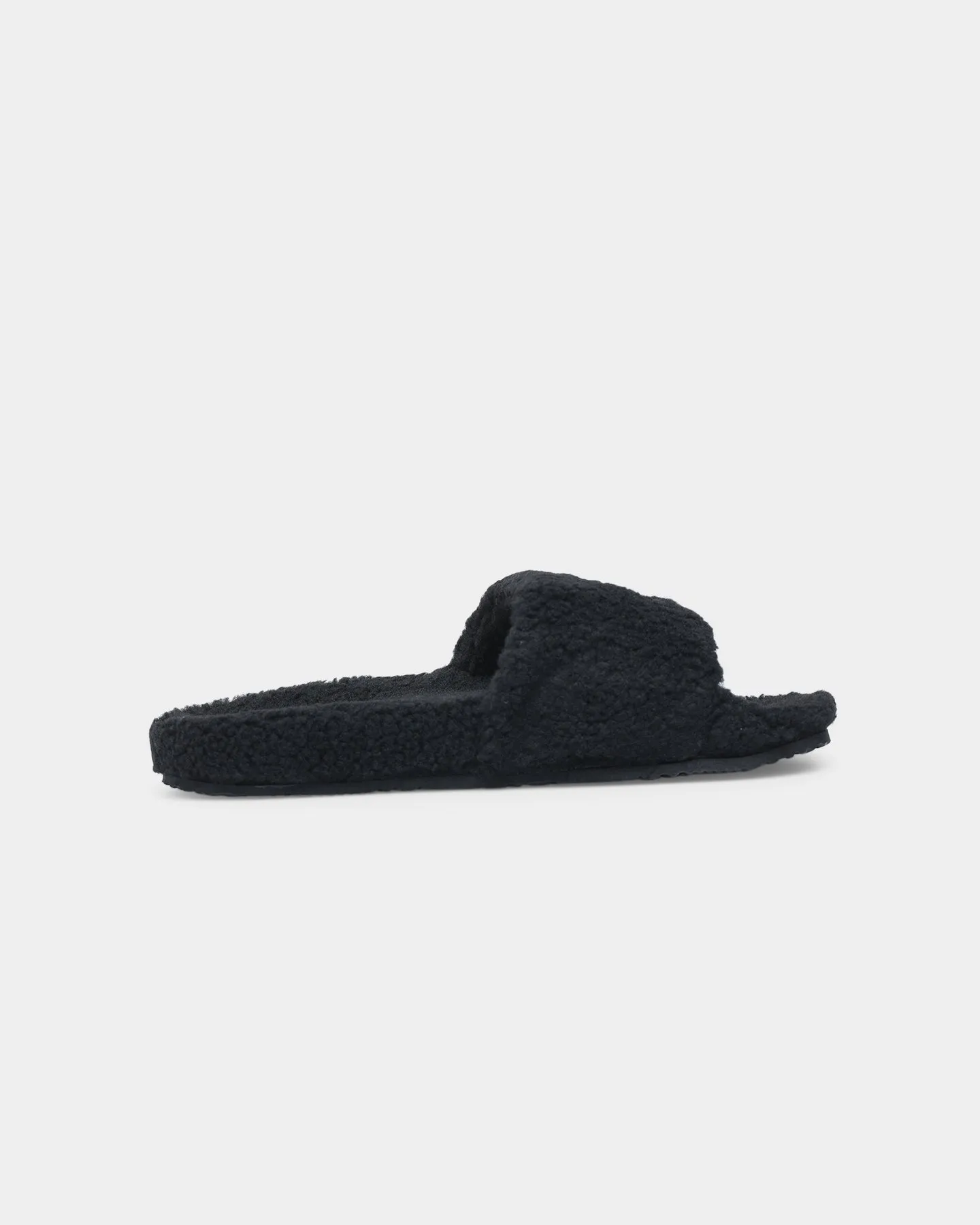 Tommy Jeans Women's Sherpa Slide Black