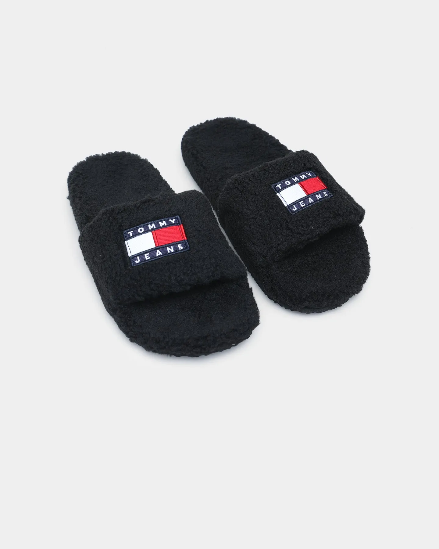 Tommy Jeans Women's Sherpa Slide Black