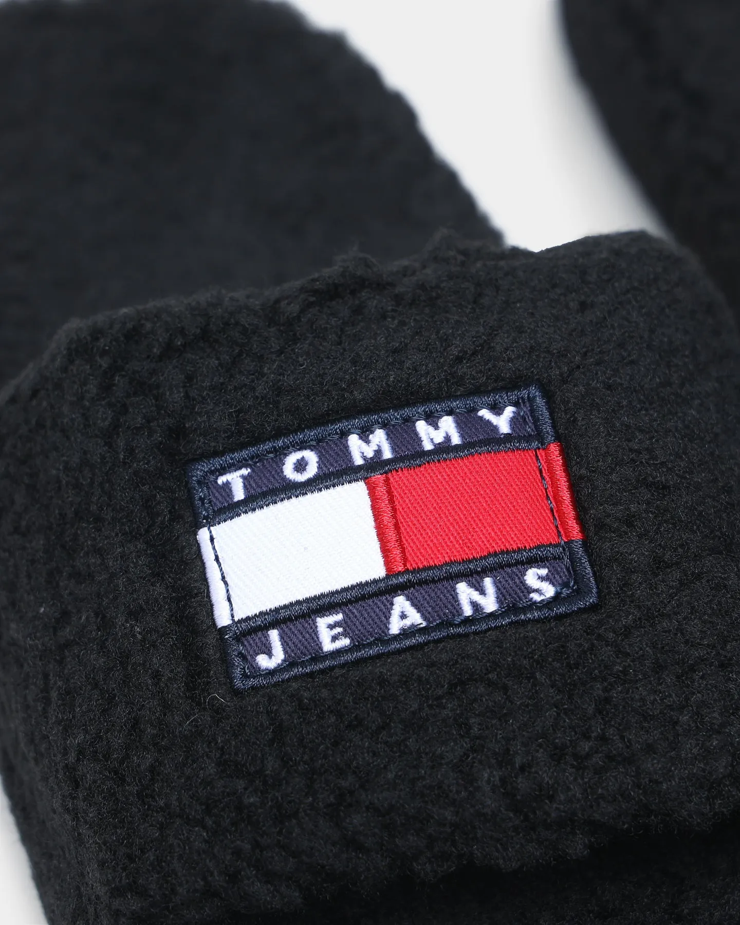 Tommy Jeans Women's Sherpa Slide Black