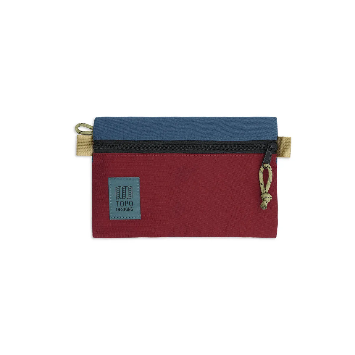 Topo Designs : Accessory Bag : Dark Denim/Burgundy