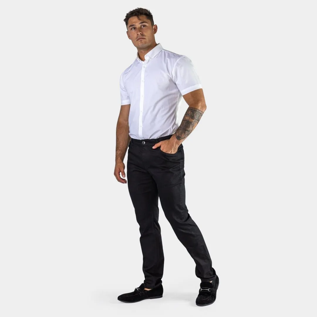 Ultra Stretch Chino Pants - Slim Fit - Black