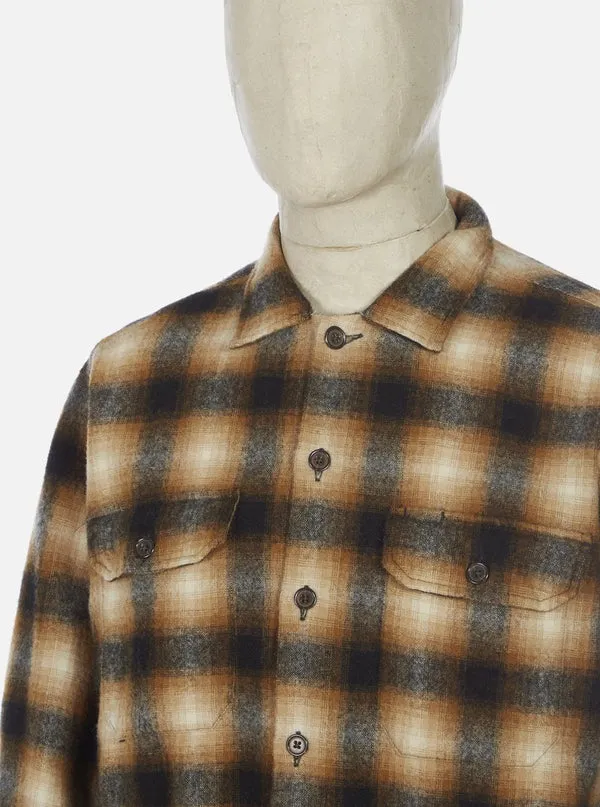 Universal Works Utility Shirt - Brown Check