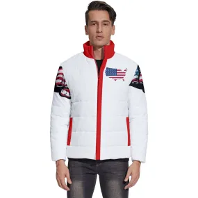 USA Men's Puffer Bubble Jacket Coat