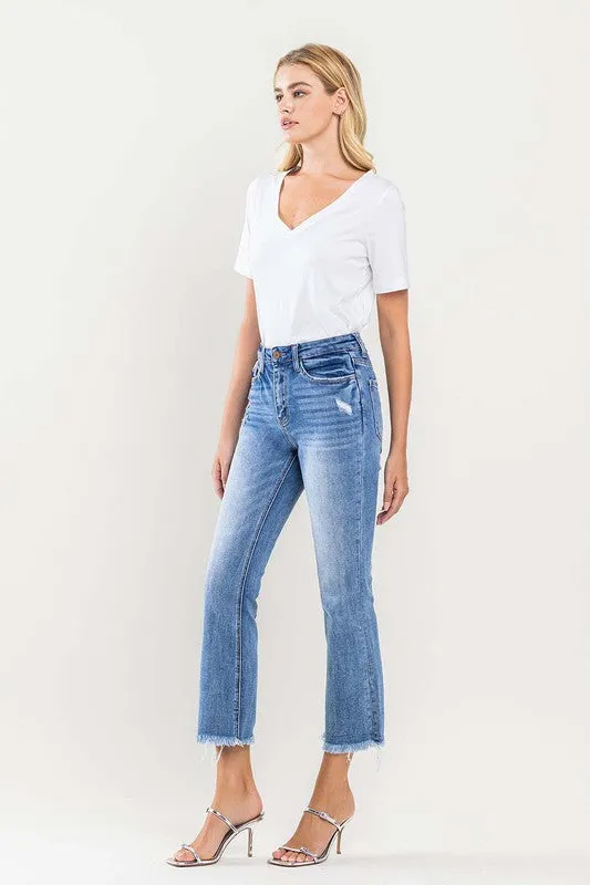 VERVET BY FLYING MONKEY BELLA HIGH RISE KICK FLARE JEANS