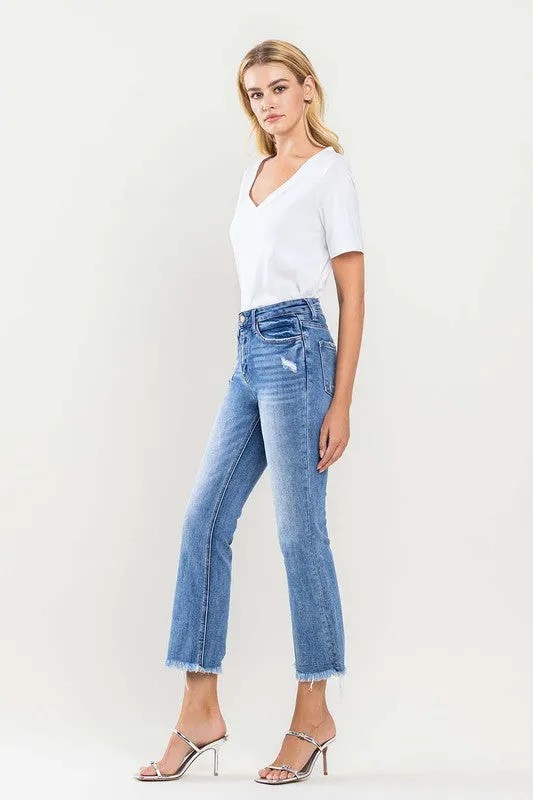 VERVET BY FLYING MONKEY BELLA HIGH RISE KICK FLARE JEANS