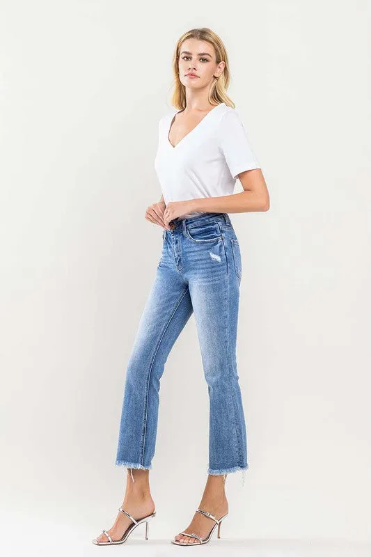 VERVET BY FLYING MONKEY BELLA HIGH RISE KICK FLARE JEANS