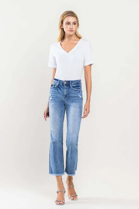 VERVET BY FLYING MONKEY BELLA HIGH RISE KICK FLARE JEANS