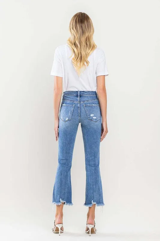 VERVET BY FLYING MONKEY BELLA HIGH RISE KICK FLARE JEANS