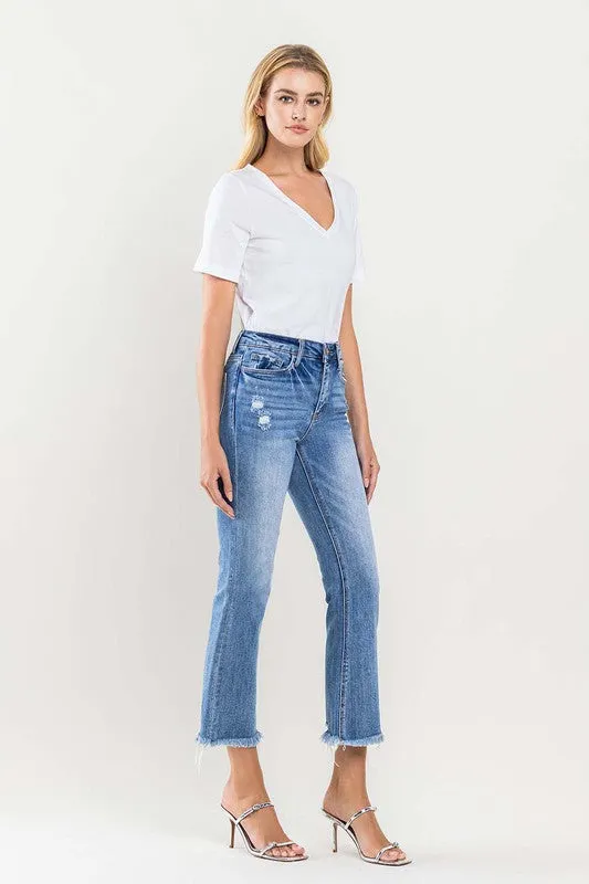 VERVET BY FLYING MONKEY BELLA HIGH RISE KICK FLARE JEANS