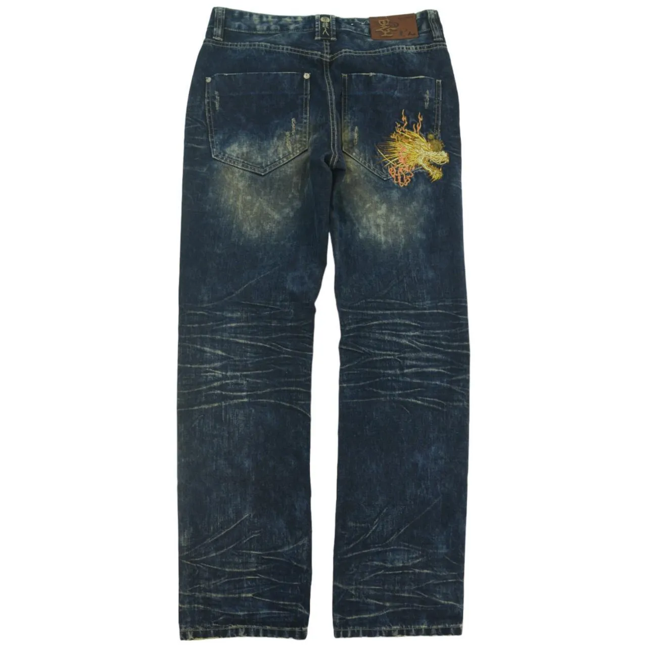 Vintage Dragon Big Train Japanese Denim Jeans Size W32