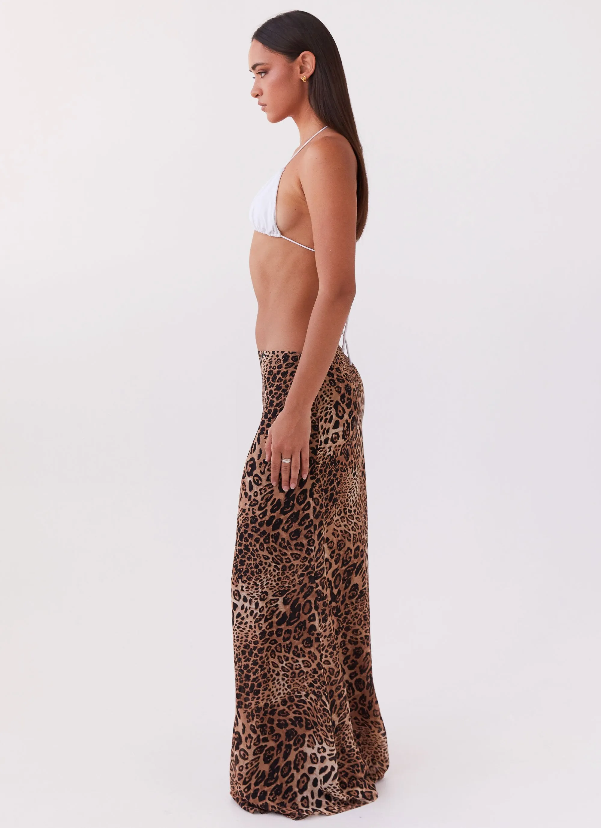 Violetta Maxi Skirt - Leopard