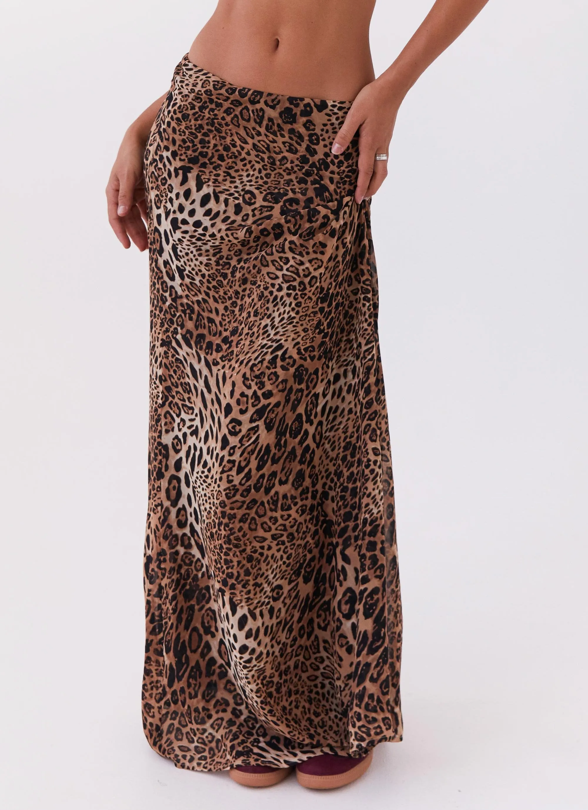 Violetta Maxi Skirt - Leopard