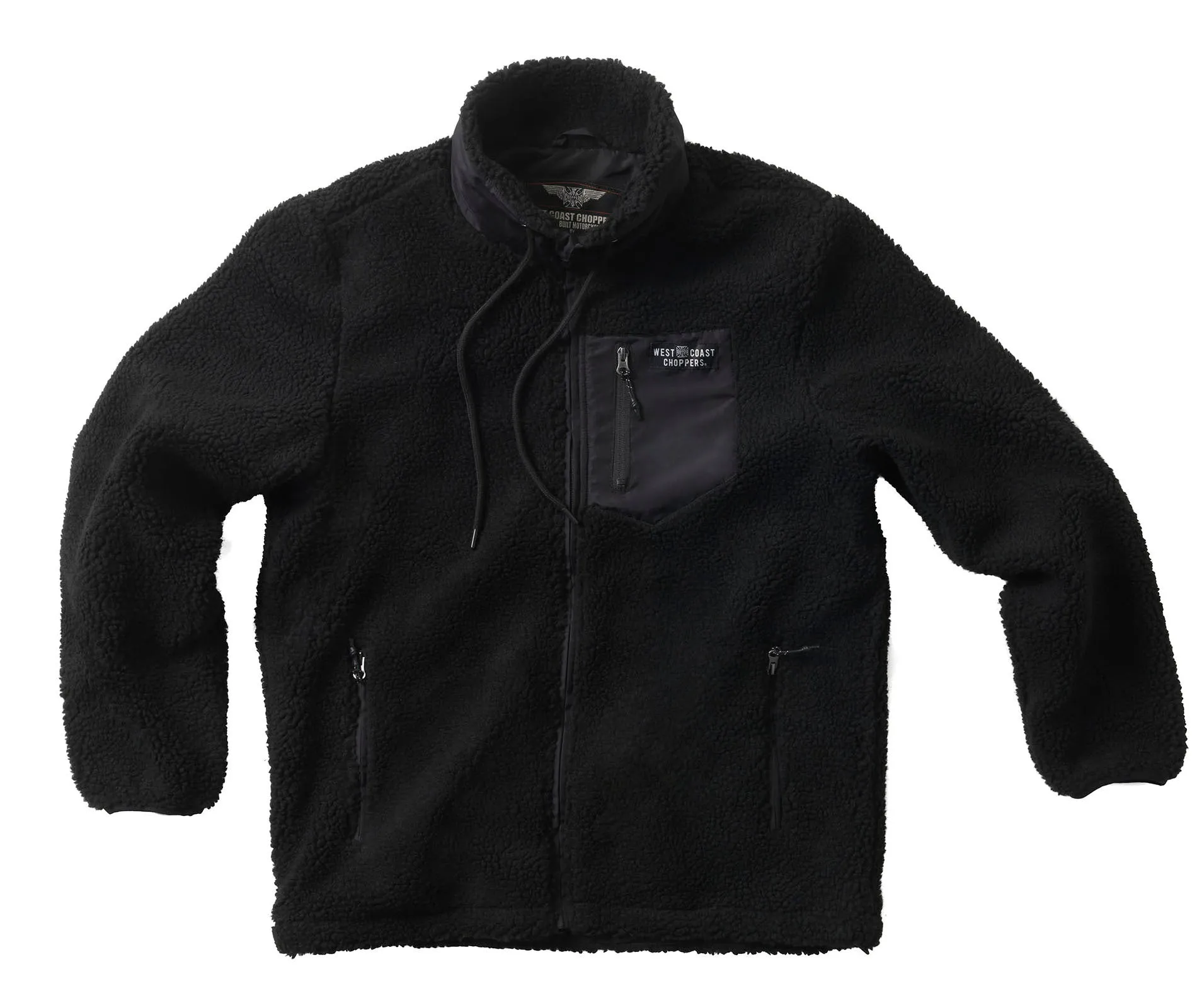 WCC ANVIL FLEECE JACKET - BLACK