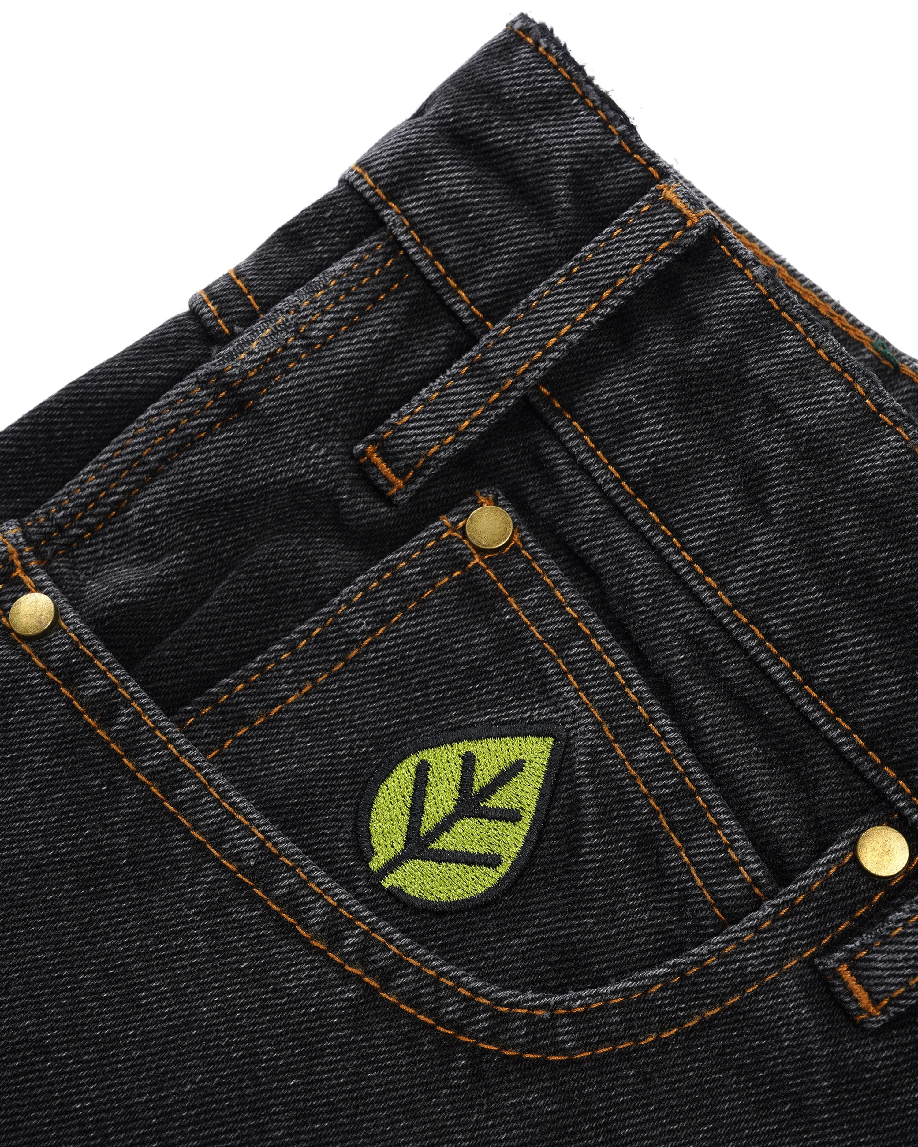 Weathergear Denim Jeans, Washed Black