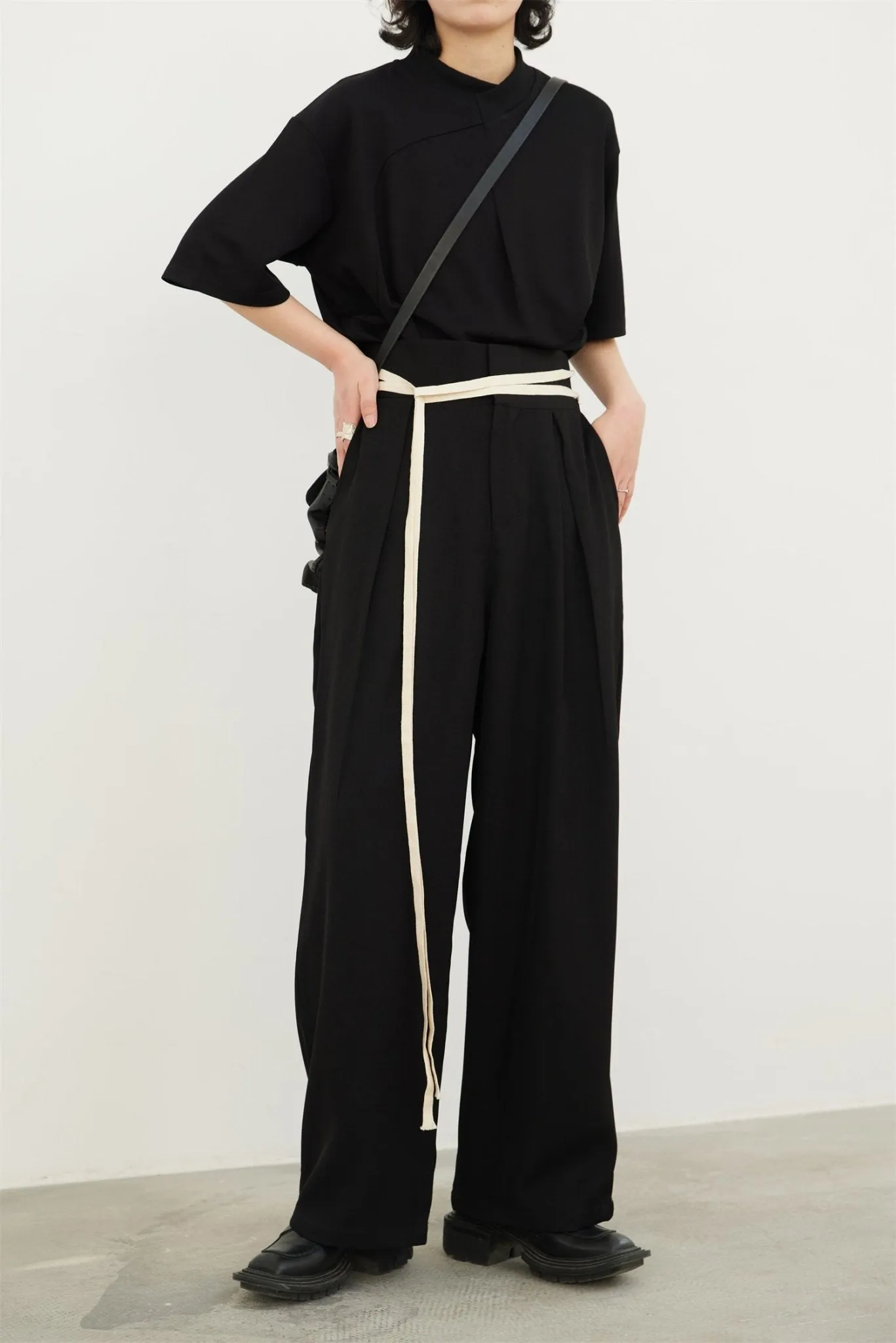 Wide High Waisted Pants SVN0006