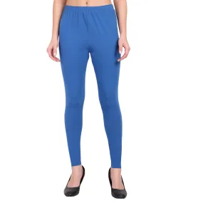 Women Bright Royal Breathable Long Length Legging