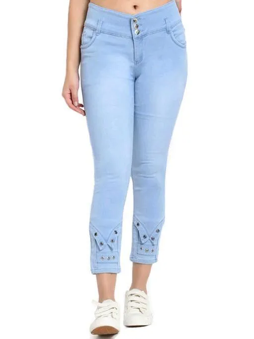 Women's Denim Skinny Blue Jeans