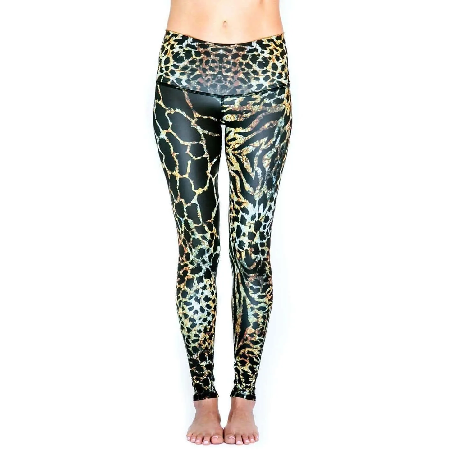 Women's leggings - African Animal print