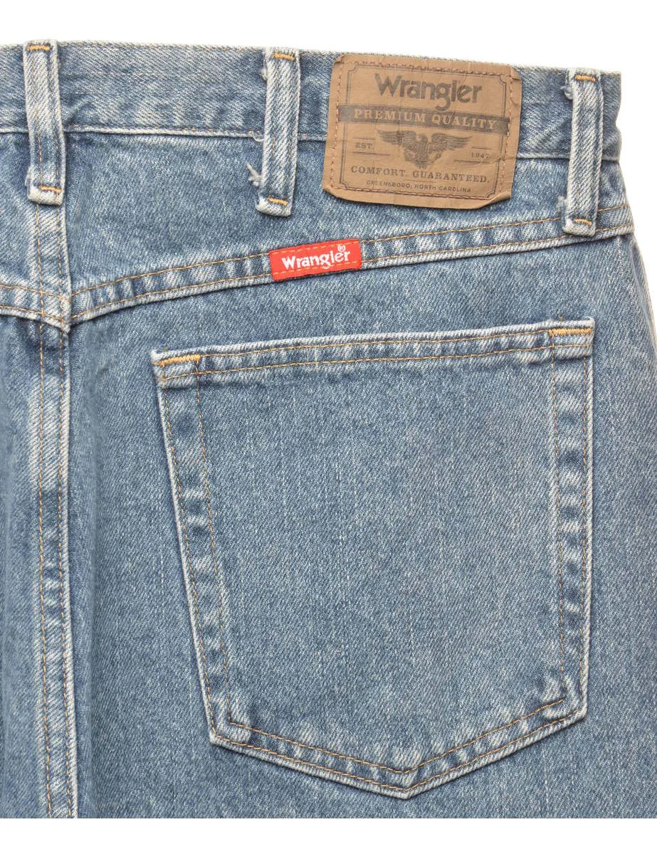 Wrangler Faded Wash Straight-Leg Jeans - W32 L32