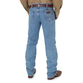 Wrangler Men's Premium Performance Cowboy Cut Advanced Comfort Regular Fit Jean Stone Bleach