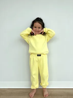 Yellow Comfy Joggers For Baby & Kids