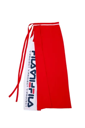 Y/PROJECT x FILA Wrap Maxi Skirt