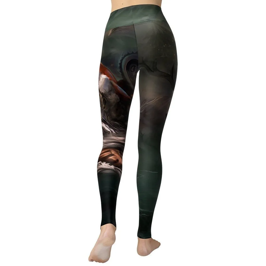 Zombie Santa Yoga Leggings