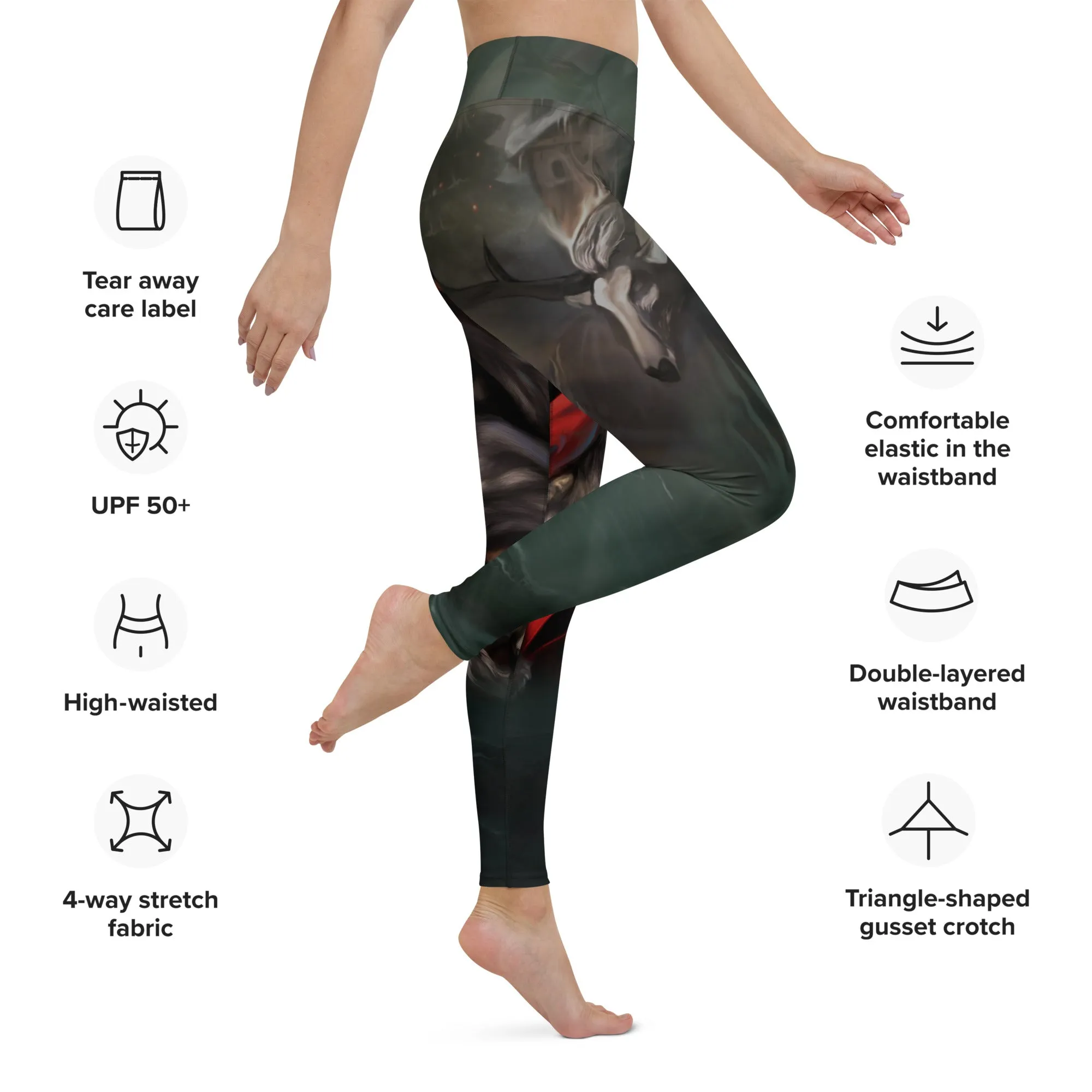 Zombie Santa Yoga Leggings